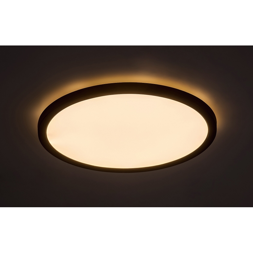 Rabalux - LED plafonjerka LED/36W/230V 3000/4000/6000K prečnik 40 cm crna