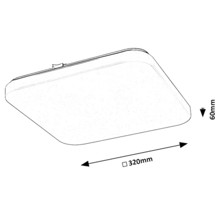 Rabalux - LED plafonsko svetlo LED/18W/230V 3000K 32x32 cm