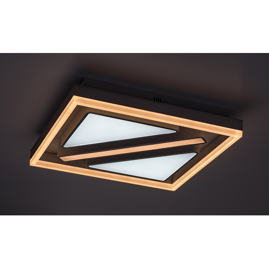 Rabalux - LED prigušiva stropna svetiljka LED/73W/230V 40x40 cm + daljinski upravljač