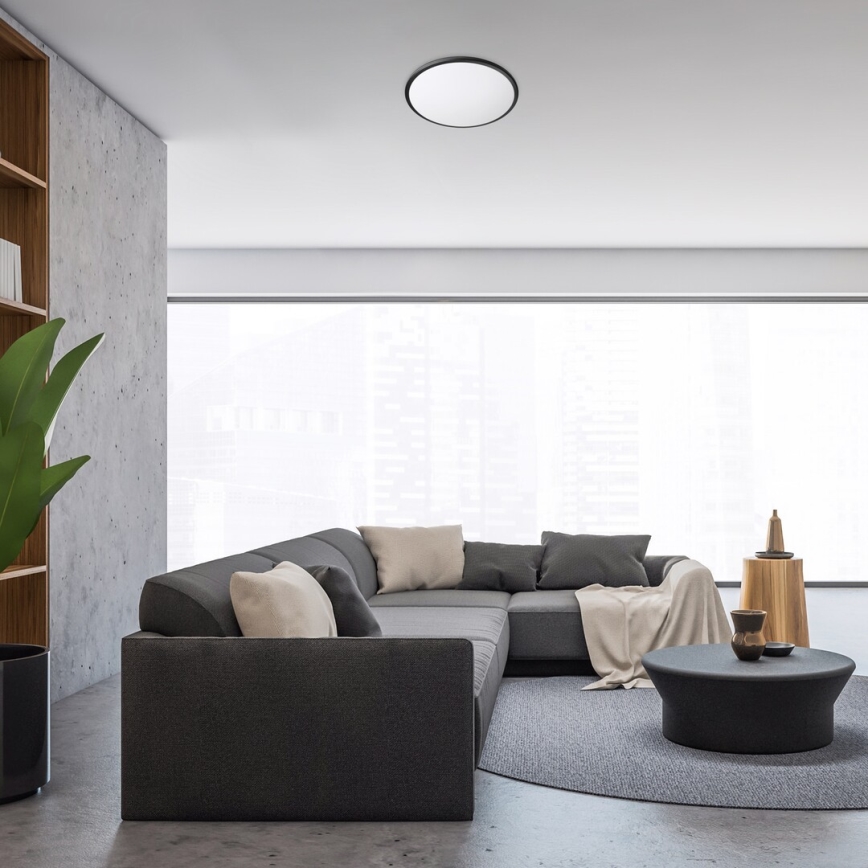 Rabalux - LED stropno svetlo LED/24W/230V 3000K crno 38 cm