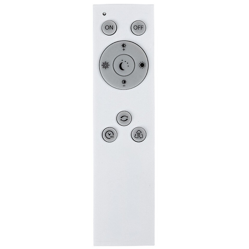 Rabalux - LED prigušiva plafonska svetiljka LED/24W/230V 3000-6500K prečnik 39 cm + daljinski upravljač