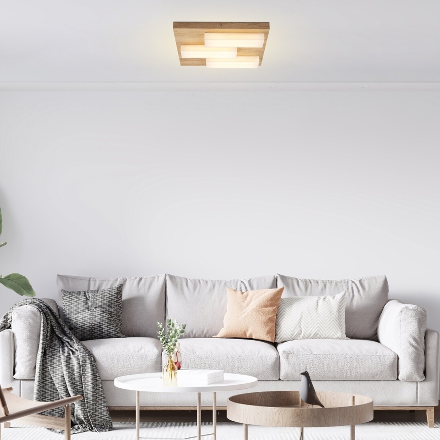 Rabalux - LED plafonska svetiljka LED/30W/230V 3000K hrast 40x40 cm