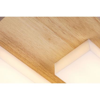 Rabalux - LED plafonska svetiljka LED/30W/230V 3000K hrast 40x40 cm