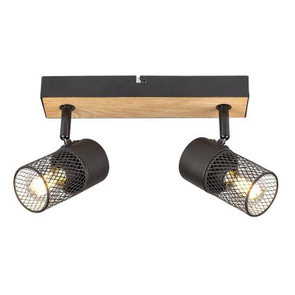 Rabalux - Spot svetiljka 2xE14/40W/230V hrast