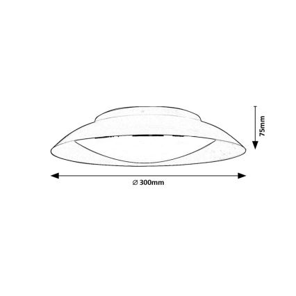 Rabalux - LED plafonska svetiljka LED/20W/230V 3000K prečnika 30 cm
