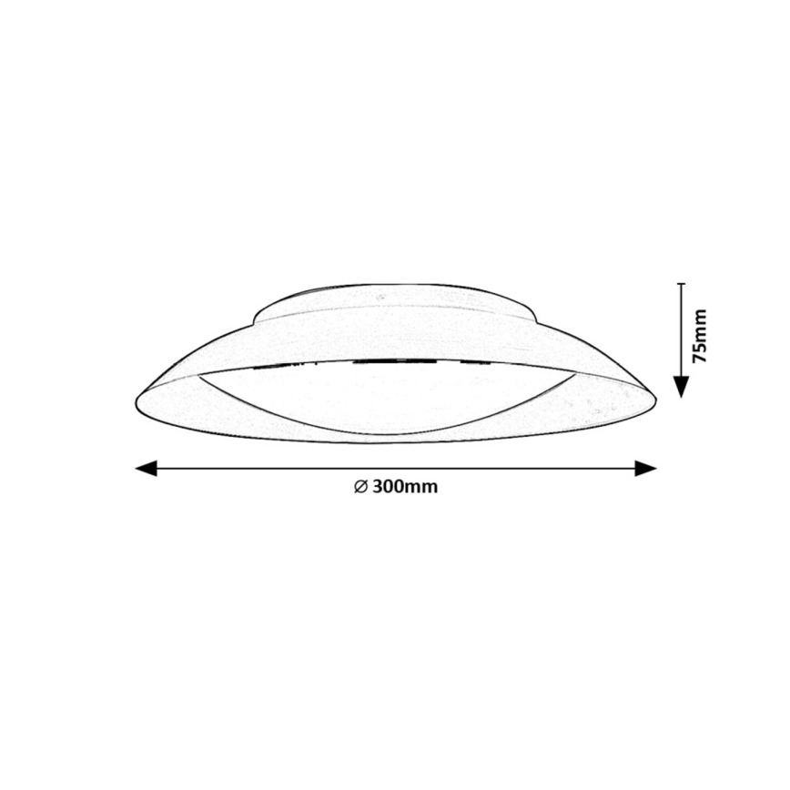 Rabalux - LED plafonska svetiljka LED/20W/230V 3000K prečnika 30 cm