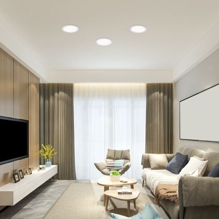 Rabalux - LED ugradno stropno svetlo LED/3W/230V 3000K prečnika 9 cm, belo