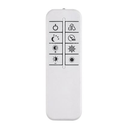 Rabalux - Prigušiva stropna LED svetiljka LED/34W/230V 3000-6500K Ø51 cm + daljinski upravljač