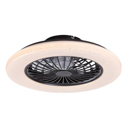Rabalux - LED prigušiva stropna svetiljka sa ventilatorom LED/48W/230V 3000-6500K + daljinski upravljač
