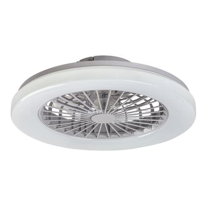 Rabalux - LED RGB prigušiva plafonska svetiljka sa ventilatorom LED/48W/230V 3000-6500K + daljinski upravljač
