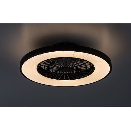 Rabalux - LED prigušiva plafonska svetiljka sa ventilatorom LED/72W/230V 3000-6500K + daljinski upravljač