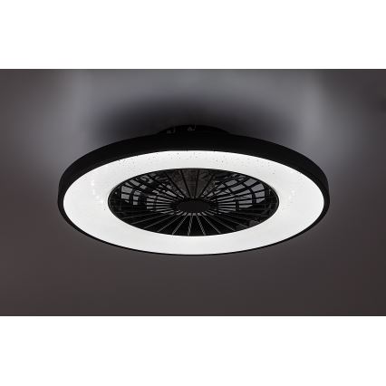 Rabalux - LED prigušiva plafonska svetiljka sa ventilatorom LED/72W/230V 3000-6500K + daljinski upravljač