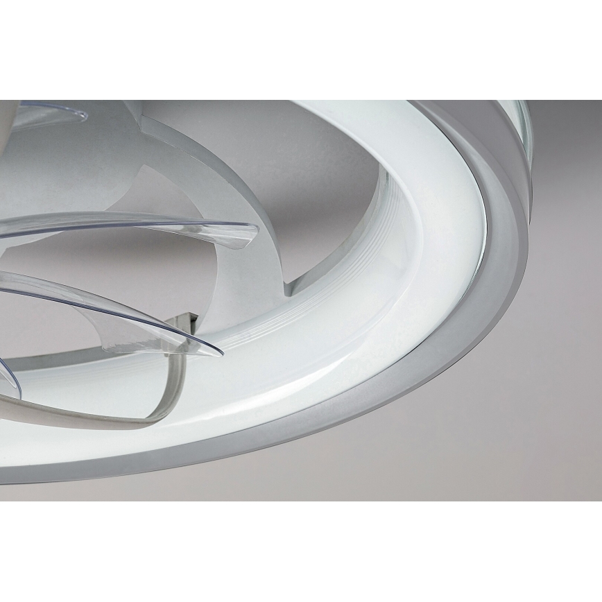 Rabalux - LED prigušiva plafonska svetiljka sa ventilatorom LED/40W/230V 3000/4000/6000K Wi-Fi + daljinski upravljač