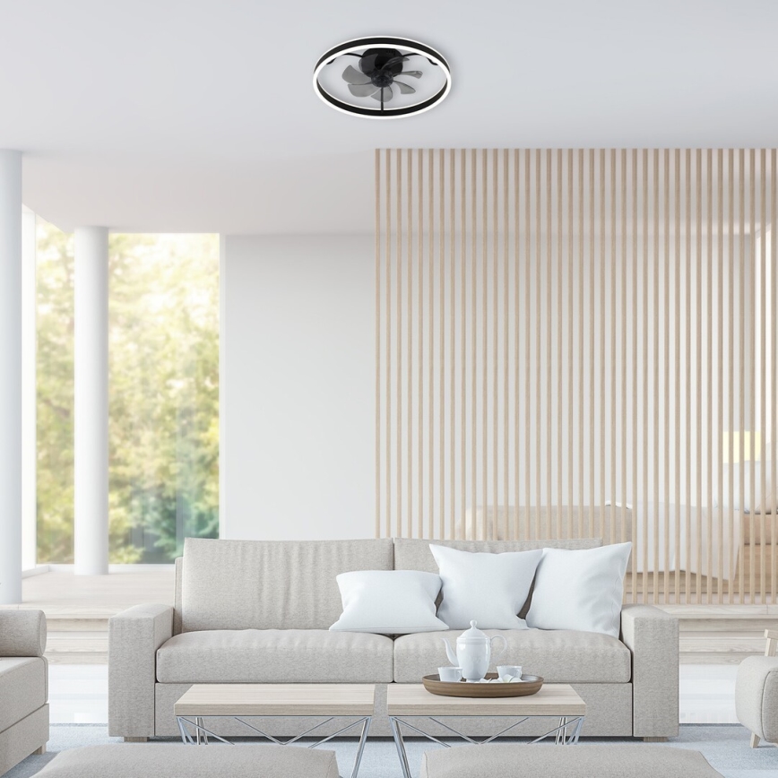 Rabalux - LED prigušiva plafonska lampa sa ventilatorom LED/40W/230V 3000/4000/6000K Wi-Fi + daljinski upravljač