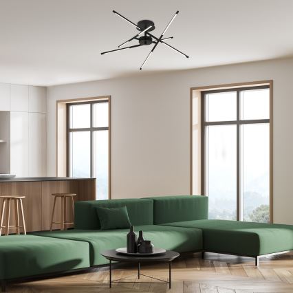 Rabalux - LED plafonski luster LED/40W/230V 3000K crni