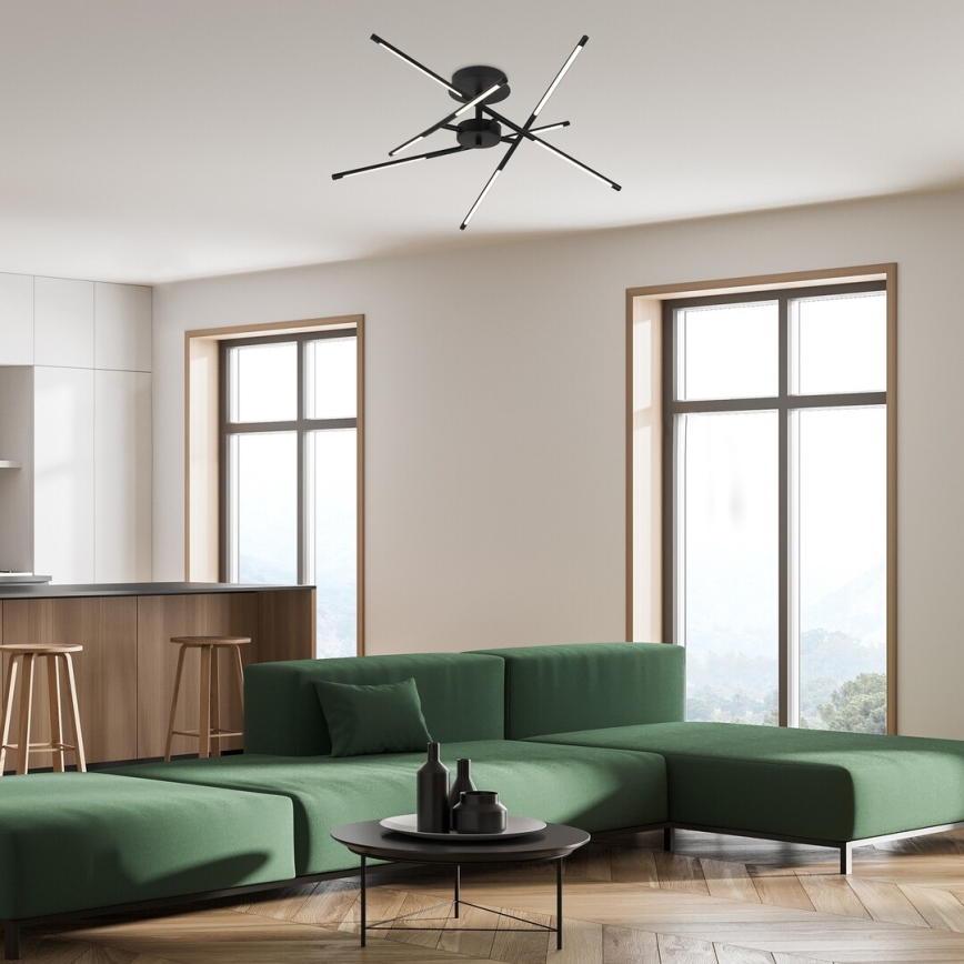 Rabalux - LED plafonski luster LED/40W/230V 3000K crni