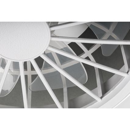 Rabalux - LED prigušiva plafonska svetiljka sa ventilatorom LED/24W/230V 3000-6500K + daljinski upravljač
