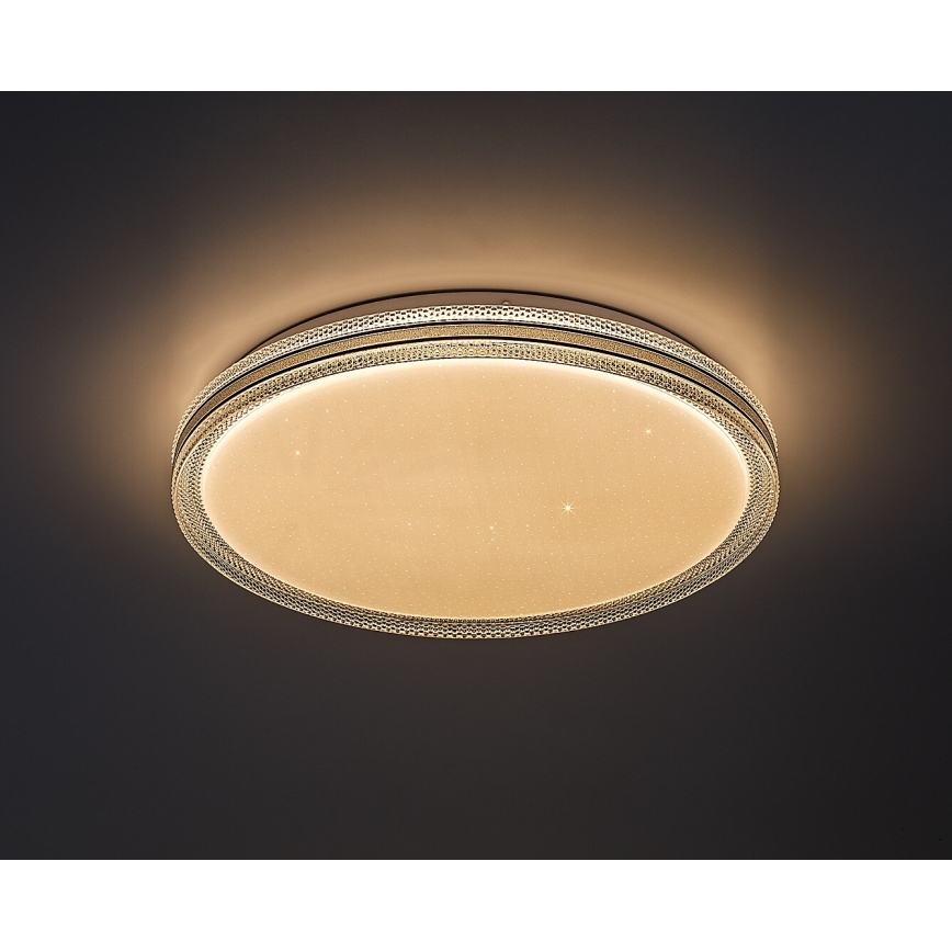 Rabalux - LED prigušiva stropna svetiljka LED/34W/230V 3000-6500K prečnik 39 cm + daljinski upravljač