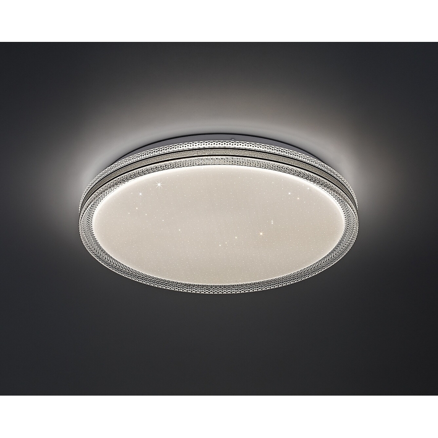 Rabalux - prigušiva LED stropna svetiljka, 34 W, 230 V, 3000–6500 K, prečnik 39 cm + daljinski upravljač
