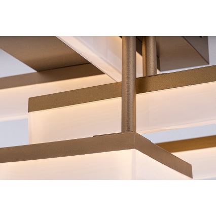 Rabalux - LED plafonska svetiljka LED/22W/230V 3000/4000/6500K zlatna 47x47 cm