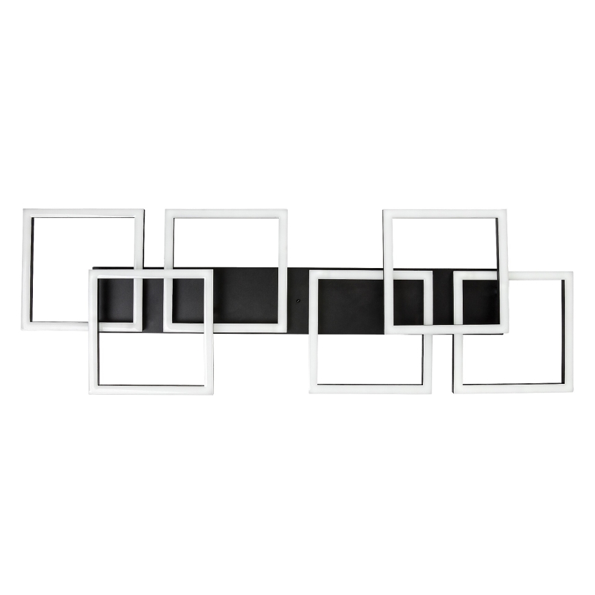 Rabalux - LED prigušiva stropna svetiljka LED/40W/230V 3000-6500K 33x100 cm crna + daljinski upravljač