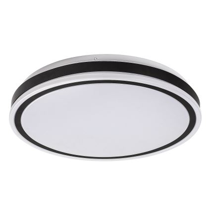 Rabalux - LED prigušiva plafonska lampa LED/20W/230V 3000-6500K prečnik 38,5 cm crna + daljinski upravljač