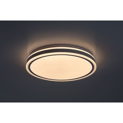 Rabalux - LED prigušiva stropna svetiljka LED/23W/230V 3000-6500K prečnik 38,5 cm bela + daljinski upravljač