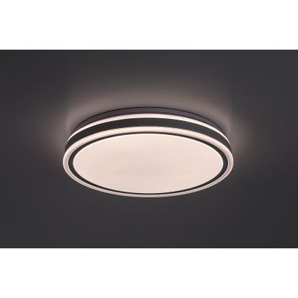 Rabalux - LED prigušiva stropna svetiljka LED/23W/230V 3000-6500K prečnik 38,5 cm bela + daljinski upravljač