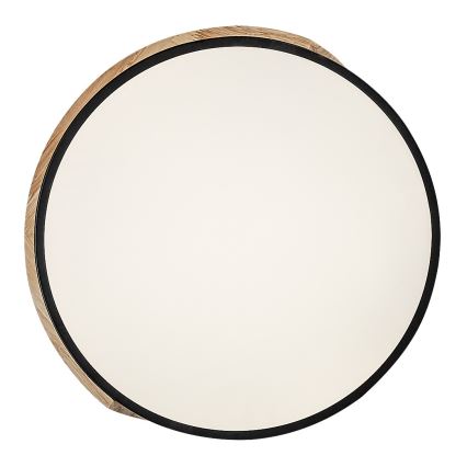 Rabalux - LED stropno svetlo LED/24W/230V 4000K crna/hrast prečnik 41 cm