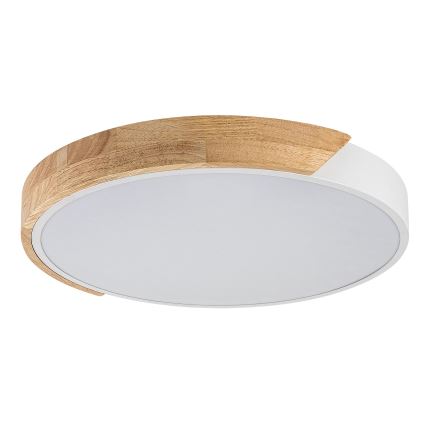 Rabalux - LED stropno svetlo LED/40W/230V 3000/4000/6500K bela/hrast prečnik 61 cm