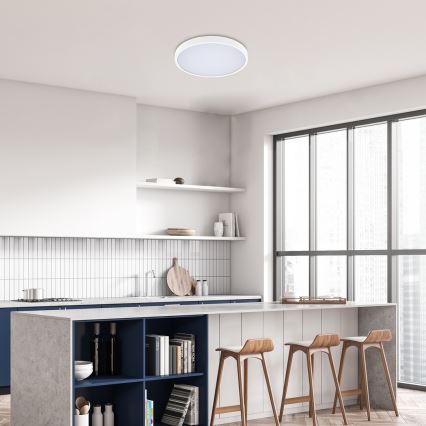 Rabalux - LED plafonsko svetlo za kupatilo, prigušiva, LED/36W/230V 3000-6000K IP44 prečnika 42 cm, belo + daljinski upravljač