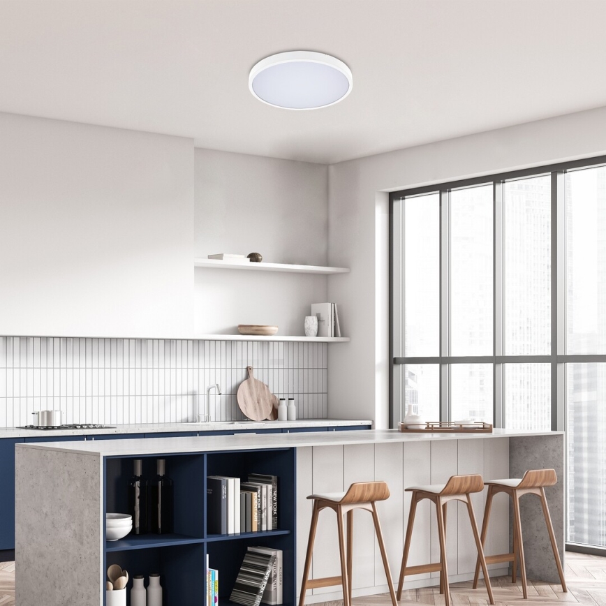 Rabalux - LED plafonsko svetlo za kupatilo, prigušiva, LED/36W/230V 3000-6000K IP44 prečnika 42 cm, belo + daljinski upravljač