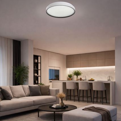 Rabalux - LED prigušiva stropna svetiljka LED/60W/230V 3000-6500K prečnika 58 cm + daljinski upravljač