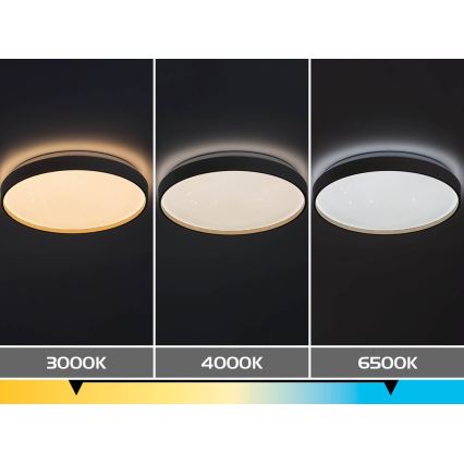 Rabalux - LED prigušiva plafonska lampa LED/60W/230V 3000-6500K Ø 58 cm + daljinski upravljač