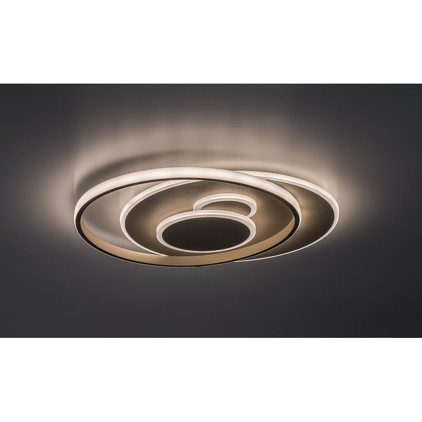 Rabalux - LED prigušiva plafonska svetiljka LED/57W/230V 3000-6000K 48,5x40 cm + daljinski upravljač