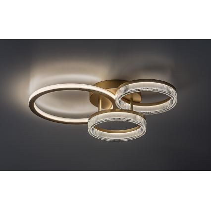 Rabalux - prigušiva stropna LED svetiljka LED/38W/230V 3000-6500K 58,5x38 cm + daljinski upravljač