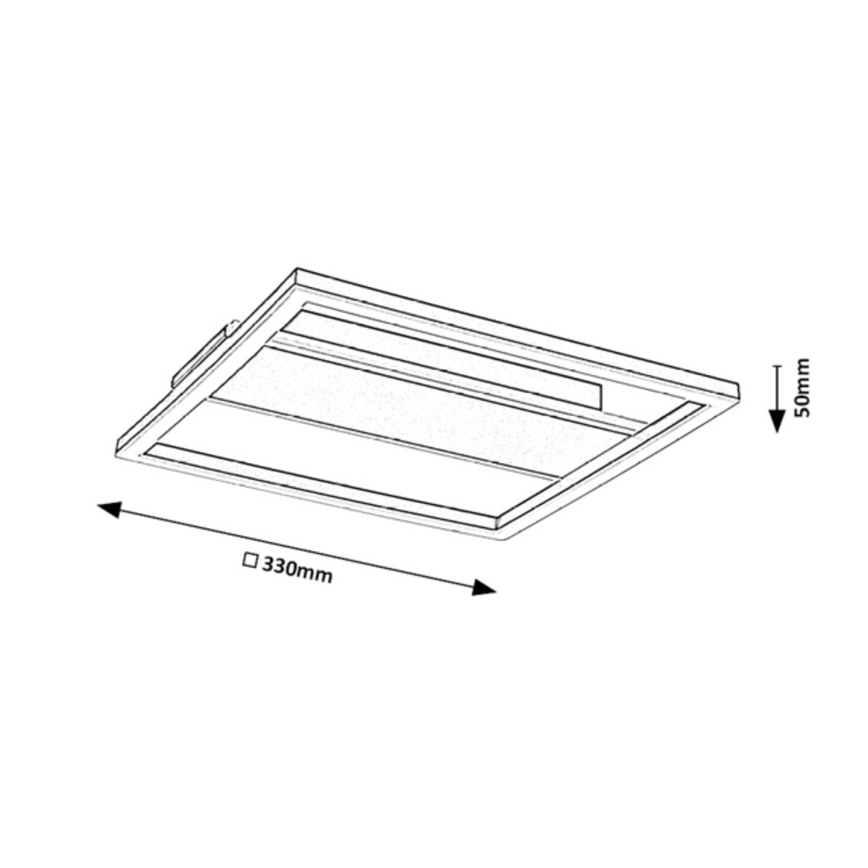 Rabalux - LED plafonsko svetlo LED/24W/230V 33x33 cm