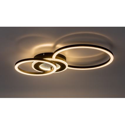 Rabalux - LED prigušiva plafonska svetiljka LED/24W/230V 3000-6500K 46x33 cm + daljinski upravljač