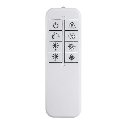 Rabalux - LED prigušiva plafonska svetiljka LED/24W/230V 3000-6500K 46x33 cm + daljinski upravljač