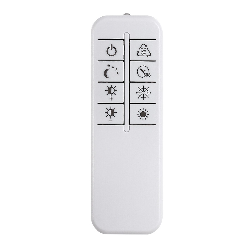 Rabalux - LED prigušiva plafonska svetiljka LED/24W/230V 3000-6500K 46x33 cm + daljinski upravljač