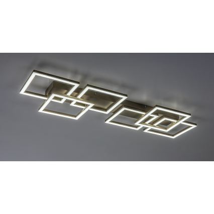 Rabalux - LED prigušiva stropna svetiljka LED/40W/230V 3000-6500K 33x100 cm bež + daljinski upravljač