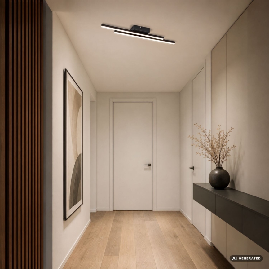 Rabalux - LED plafonsko svetlo LED/12W/230V 3000K crna