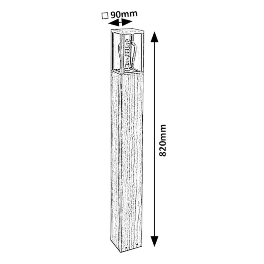 Rabalux - Spoljašnja lampa 1xE27/60W/230V IP44