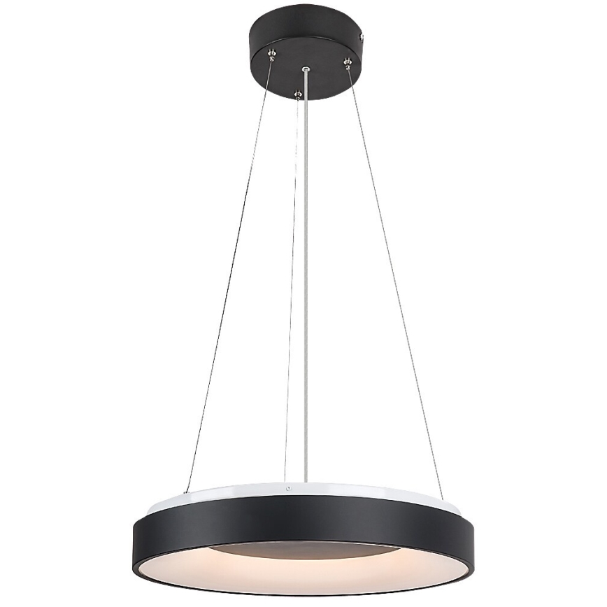 Rabalux - LED prigušiva luster na sajli LED/38W/230V 3000-6500K crna + sa daljinskim upravljačem