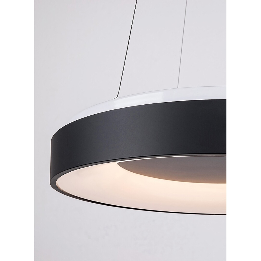 Rabalux - LED prigušiva luster na sajli LED/38W/230V 3000-6500K crna + sa daljinskim upravljačem