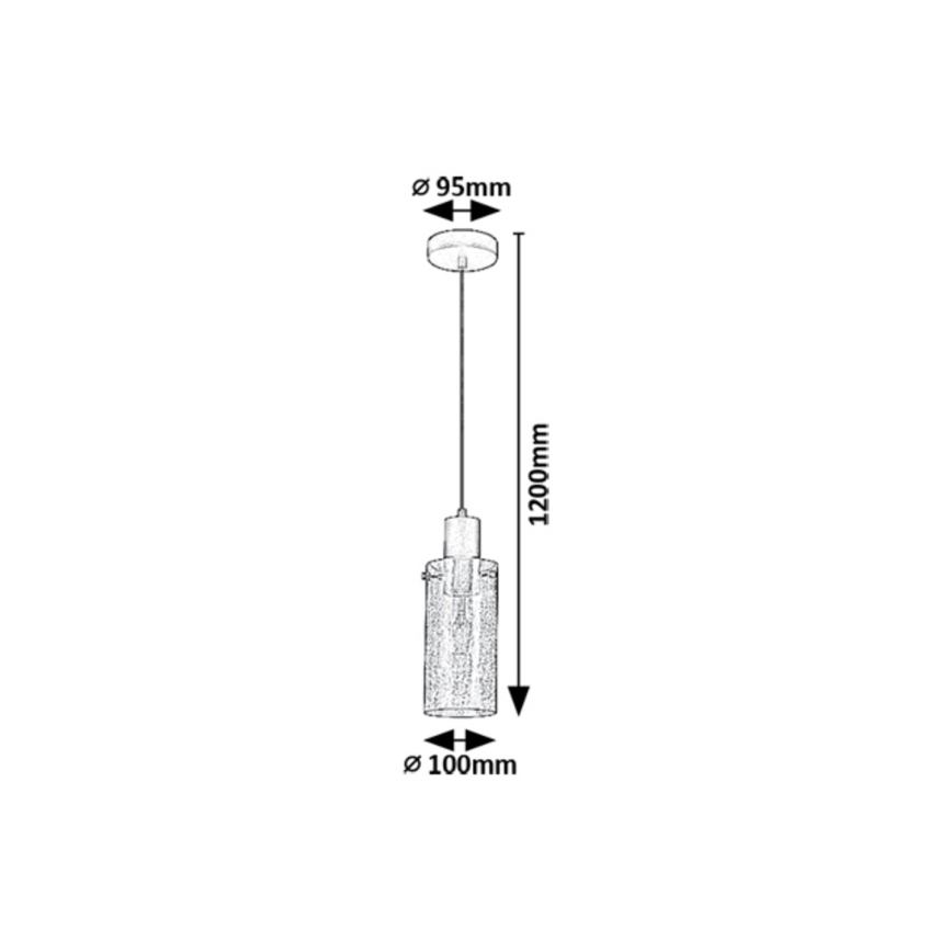 Rabalux - Luster na kablu 1xE27/60W/230V