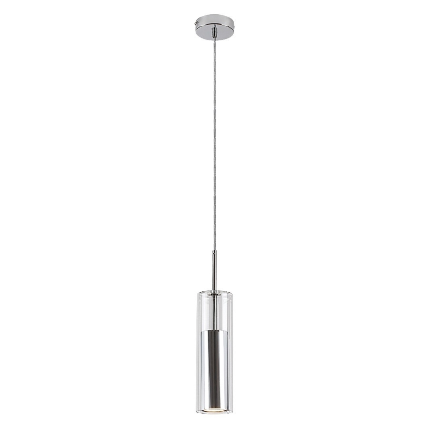 Rabalux - Luster na sajli 1xGU10/50W/230V proziran/sjajni hrom