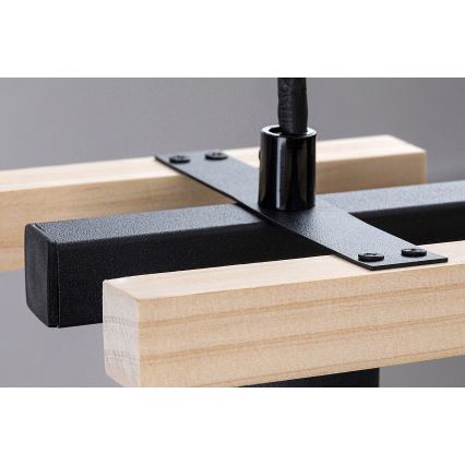 Rabalux - Luster na šipci 1xE27/25W/230V borovina