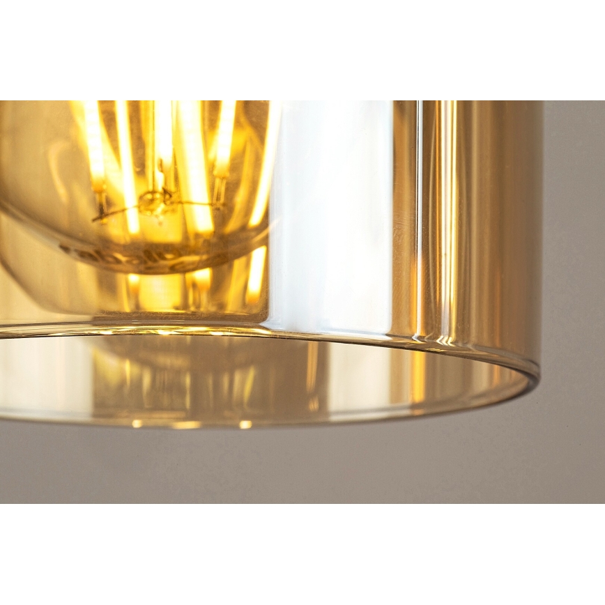 Rabalux - Luster na sajli 3xE27/25W/230V borovina