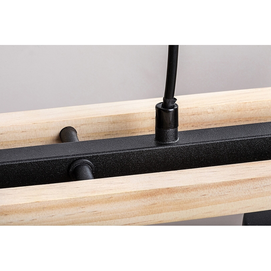 Rabalux - Luster na sajli 3xE27/25W/230V borovina